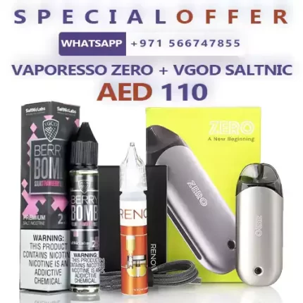 VAPORESSO ZERO WITH VGOD SALTNIC 30ML offer